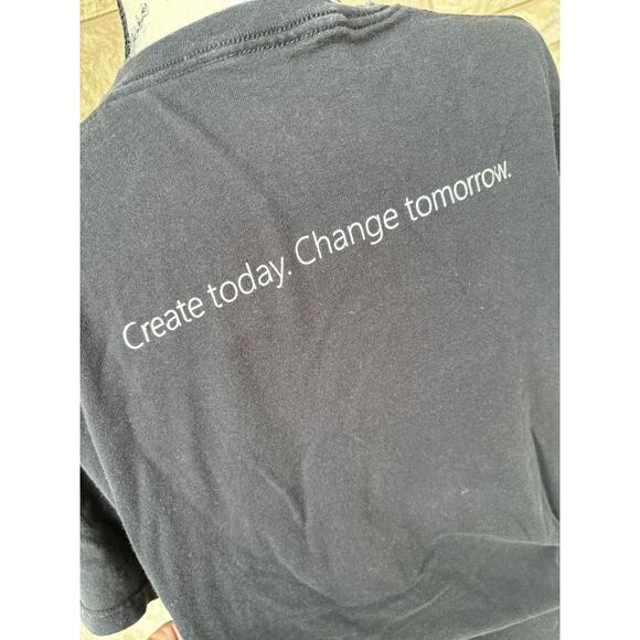 vintage Microsoft tee shirt distressed - Picture 3 of 4